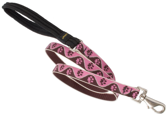 Lupine Collars & Leads 54307 3/4" X 4' Tickled Pink Dog Lead