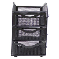 Design International Group 8.25 in.   H X 5 in.   W X 5 in.   D File Organizer Black