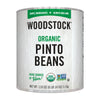 Woodstock Organic Pinto Beans - Case of 6 - 110 OZ