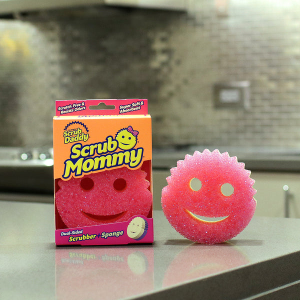 Scrub Daddy Scrub Mommy - Scratch-Free Multipurpose Dish Sponge - BPA Free & Made with Polymer Foam - Stain & Odor Resistant Kitchen Sponge - Online