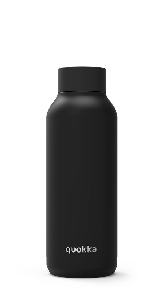 Quokka Stainless Steel Bottle Solid Jet Black 510 ml (Pack of 2)