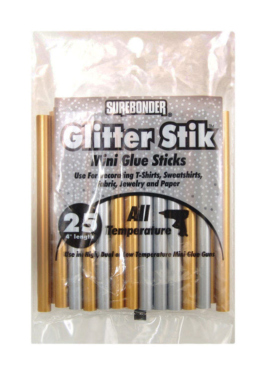 Surebonder  0.3 in. Dia. x 4 in. L Glitter Glue Sticks  Assorted Colors  25 pk