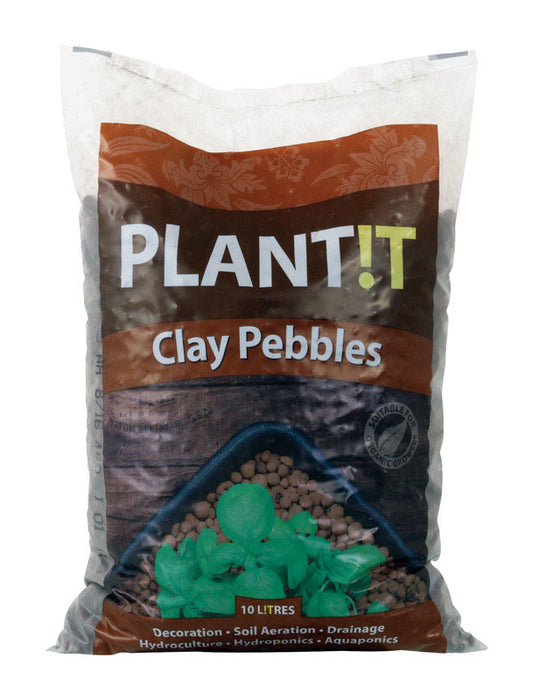 Hydrofarm  Plant It  Organic Clay Pebbles  10 L