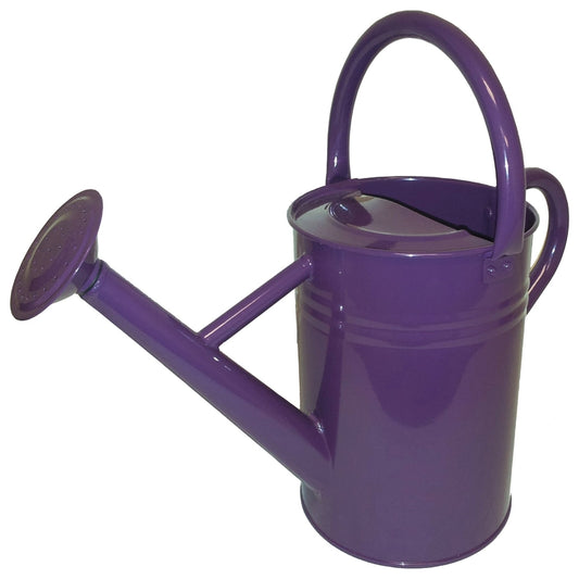 Gardman Purple 1 gal Galvanized Steel Watering Can
