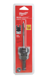 Milwaukee  BIG HAWG  7/16 in. Hardened Steel  Carbide Tipped  Hole Saw Arbor  2 pc.