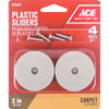 Shepherd Hardware Plastic Gripper Pad Beige Round 4 pk