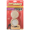 Softtouch Felt/Plastic Self Adhesive Protective Pad Beige Round 2 in. W X 2 in. L 4 pk