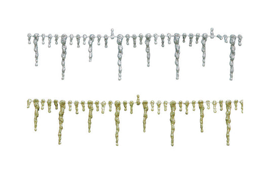 Dyno Icicle Multicolored Bead Garland 8 ft. L (Pack of 12)