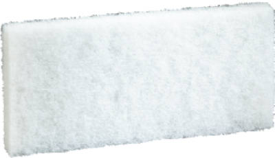 Cleaning Pad, White, 4-5/8 x 10-In. (Pack of 5)