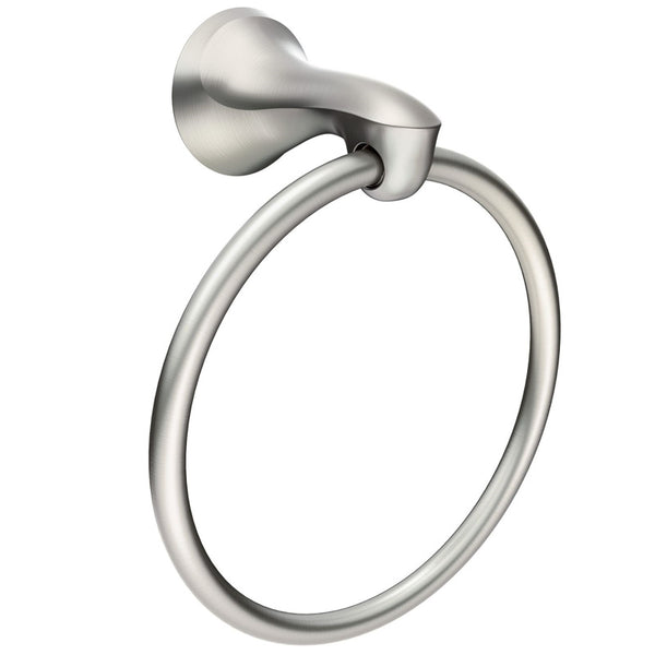 Anillo para toallas Darcy de níquel cepillado y zinc de Moen