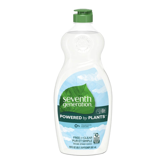 Seventh Generation Free & Clear Scent Liquid Dish Soap 19 oz 1 pk (Pack of 6)