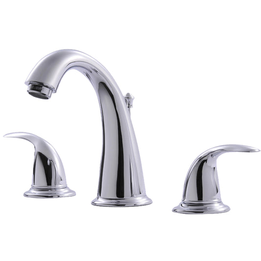 Ultra Faucets Vantage Polished Chrome Widespread Bathroom Sink Faucet 6-10 in.