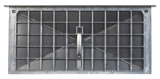 Air Vent Foundation Vent 16" X 8" 63 Sq. In. Free Area Aluminum