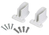 2-Pack White Wall Shelf Bracket
