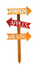 Adams & Co  Pumpkins, Apples, Hay Rides Sign  Harvest Decor