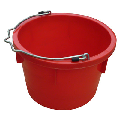 Utility Bucket, Red Resin, 8-Qts.