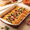 Ceramica 14 x 10 in Ceramic Roasting Pan - Metallic Copper