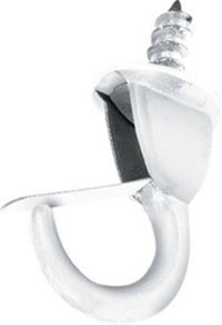 Safety Hook, White, 7/8-In., 4-Pk. (Pack of 10)