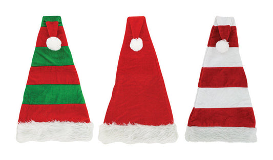 DM Merchandising Christmas Holiday Hat Polyester 24 pk (Pack of 24)