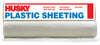 Husky Plastic Sheeting 6 mil T X 10 ft. W X 100 ft. L Polyethylene Clear