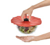 Charles Viancin 9 in. W Red Silicone Medium Poppy Lid