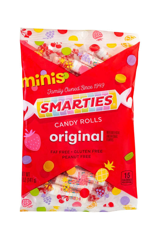 SMARTIES  Mini's  Assorted  Candy Wafers  5 oz. (Pack of 12)