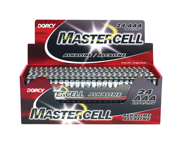 Dorcy  Mastercell  AAA  Alkaline  Batteries  24 pk Sleeved