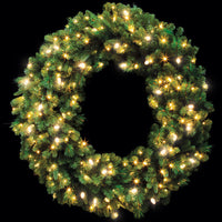Celebrations  Prelit Wreath  48 in. Dia. Warm White