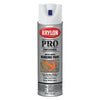 Krylon 7316 15 Oz APWA Brilliant White Water Based Marking Spray Paint (Pack of 6)