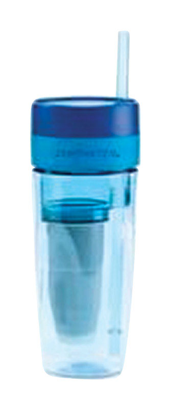 Zerowater  26 oz. ION Exchange  Filtered Water Bottle  Blue