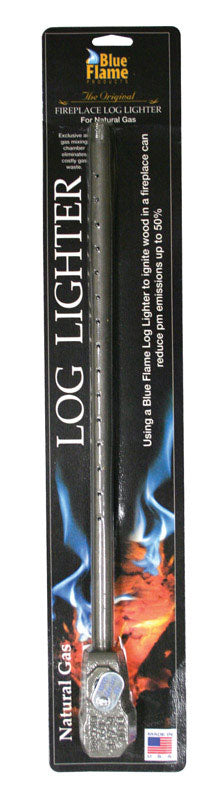 Blue Flame Black Steel Log Lighter