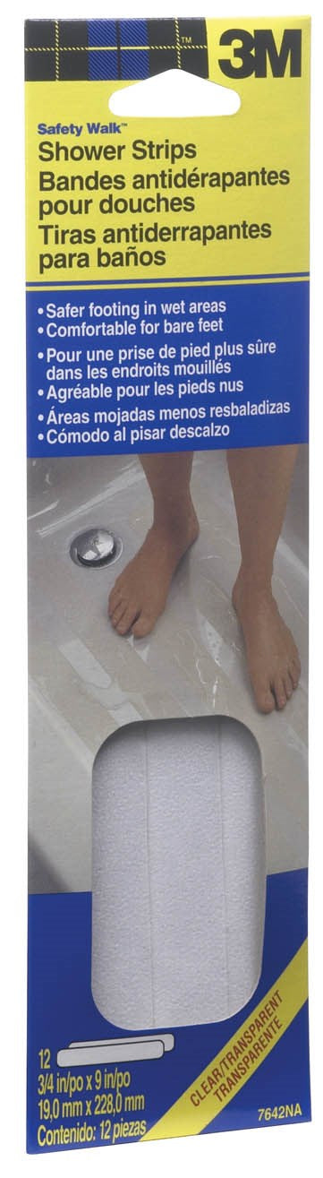 3M 7642NA CLR Bath & Shower Safety-Walk™ Treads                                                                                                       