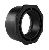 Casquillo de ABS al ras para espiga de 3 in de diámetro y buje de 4 in de Charlotte Pipe
