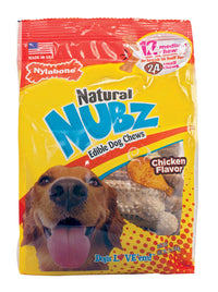 Nylabone  Nubz  Chicken  Chews  For Dogs 12 pk