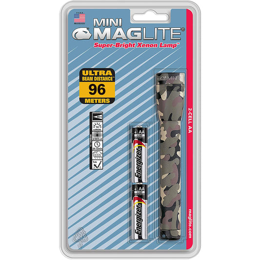 Maglite 14 lm Camouflage Incandescent Flashlight AA Battery