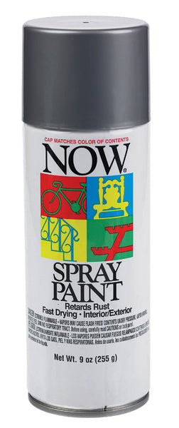 Pintura en aerosol para aluminio brillante Now, 9 oz (paquete de 6)