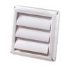 Deflect-O Jordan 4.75 in. L X 4 in. D White Plastic Dryer Vent Cover