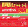 3M Filtrete Vacuum Filter For Bissell Lightweight/Hand Vac 1 pk