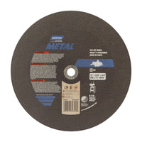Disco de corte de óxido de aluminio Norton de 10 pulg. de diámetro x 5/8 pulg., 1 pieza.