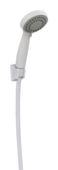 Shower Hose Kit Dlx Upgraded - Large 3-Func 60" Vinyl Hose Wht Finish