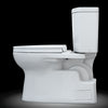 TOTO® Vespin® II 1G Two-Piece Elongated 1.0 GPF Universal Height Toilet with CEFIONTECT and SS124 SoftClose Seat, WASHLET+ Ready, Cotton White - MS474124CUFG#01