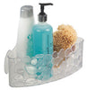 iDesign Pebblz 7.5 in. H X 3.8 in. W X 10.5 in. L Clear Bath Suction Basket