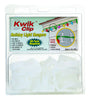 Kwik Clip Plastic White Non-Electric Light Hanger Clips Accessory 2 H x 2 W in.