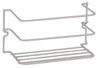 Grayline 8.67 in. L X 4 in. W X 4.37 in. H White Cabinet Rack