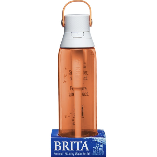 Brita Premium 26 oz. Filtered Water Bottle Coral