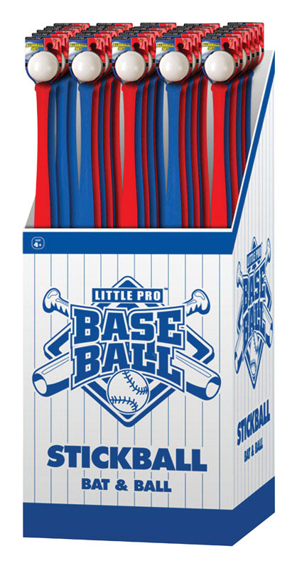 Little Pro Assorted Plastic Baseball Bat 1 pk (Pack of 36)