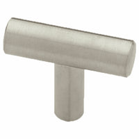 Cabinet Knobs, Stainless Steel, 1-5/8-In., 6-Pk.