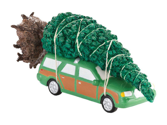 Department 56  Christmas Vacation Griswold Christmas Tree  Village Accessory  Multicolored  Porcelain