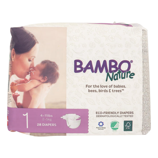 Pañales ecológicos Bambo Nature - Caja de 6 - 28 unidades (paquete de 6)