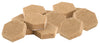 Softtouch Foam Self Adhesive Bumper Pad Brown Hexagon 3/8 in. W 12 pk